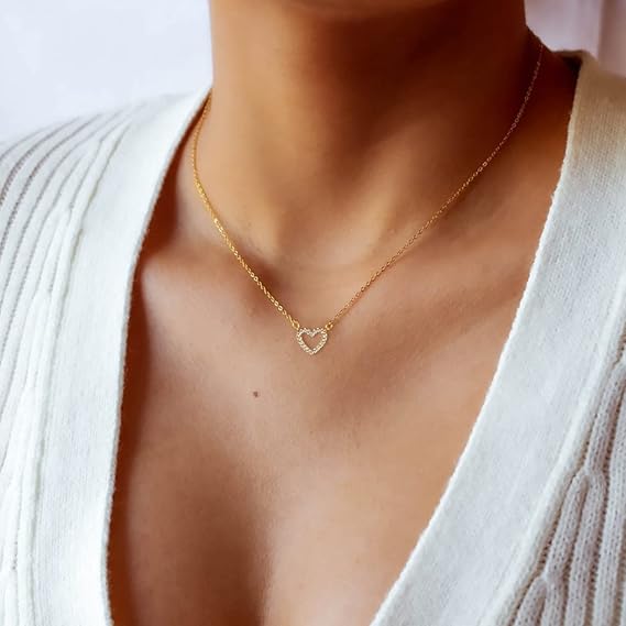 Collar Zirconia Romántico