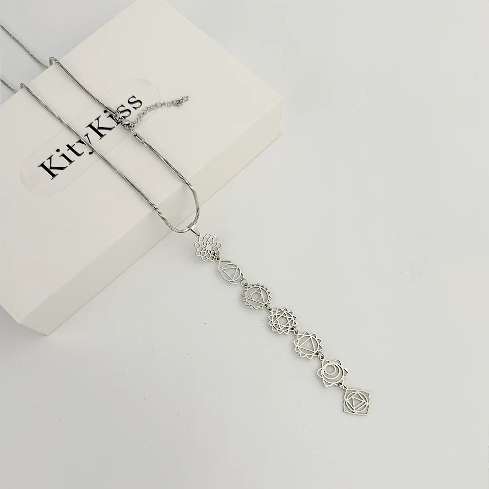 Collar De Meditación Con Chakras