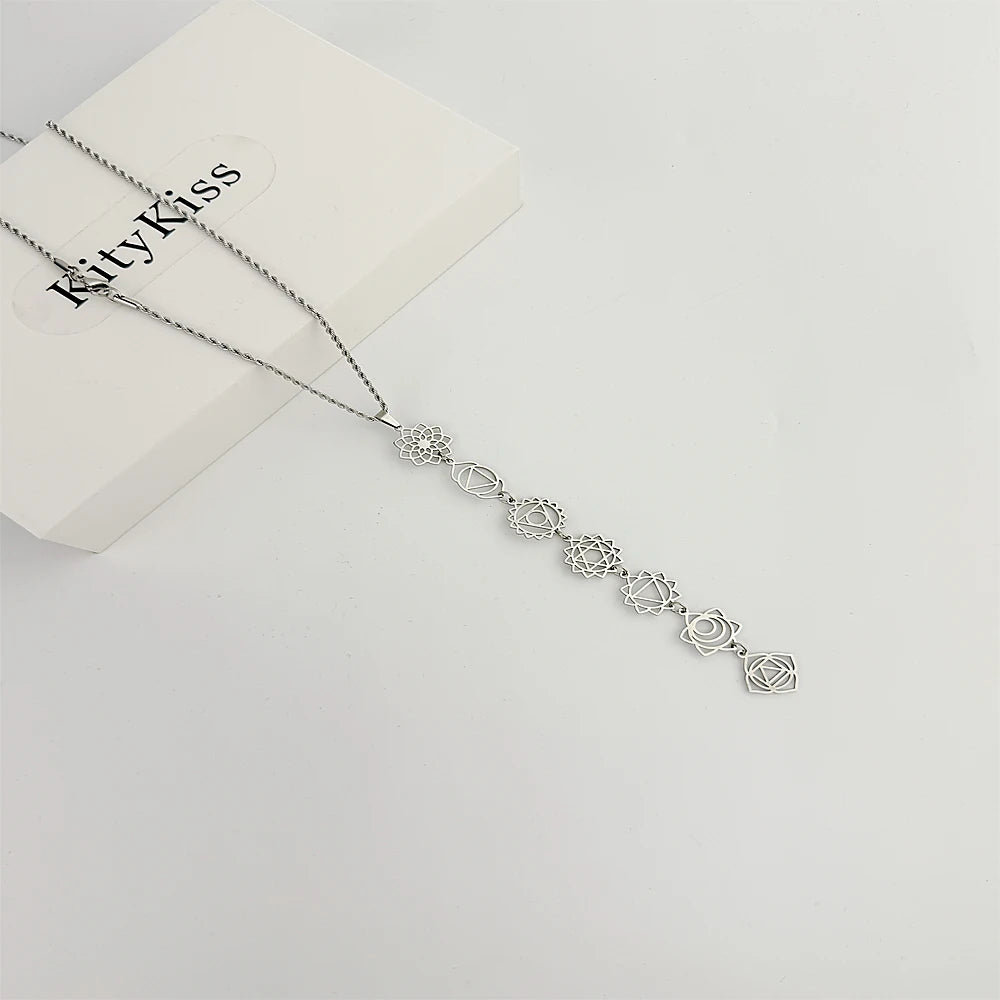 Collar De Meditación Con Chakras
