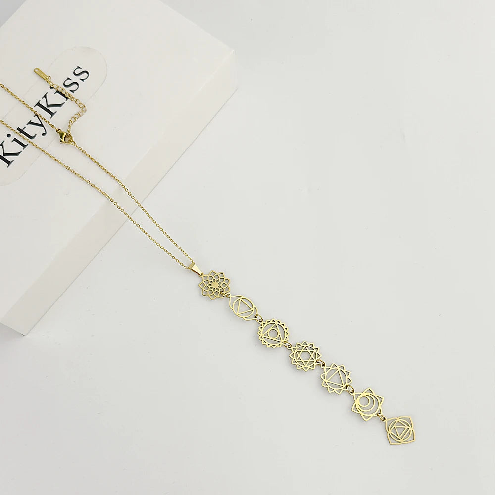 Collar De Meditación Con Chakras
