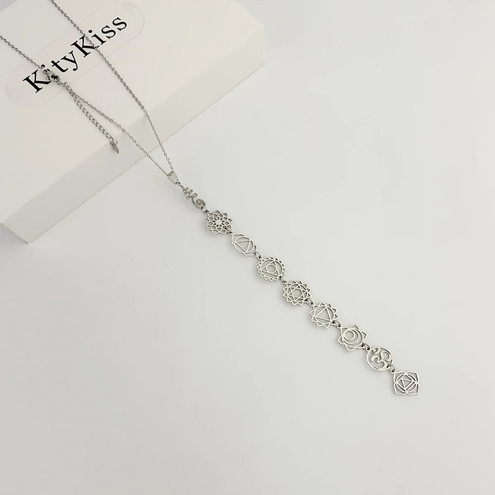Collar De Meditación Con Chakras