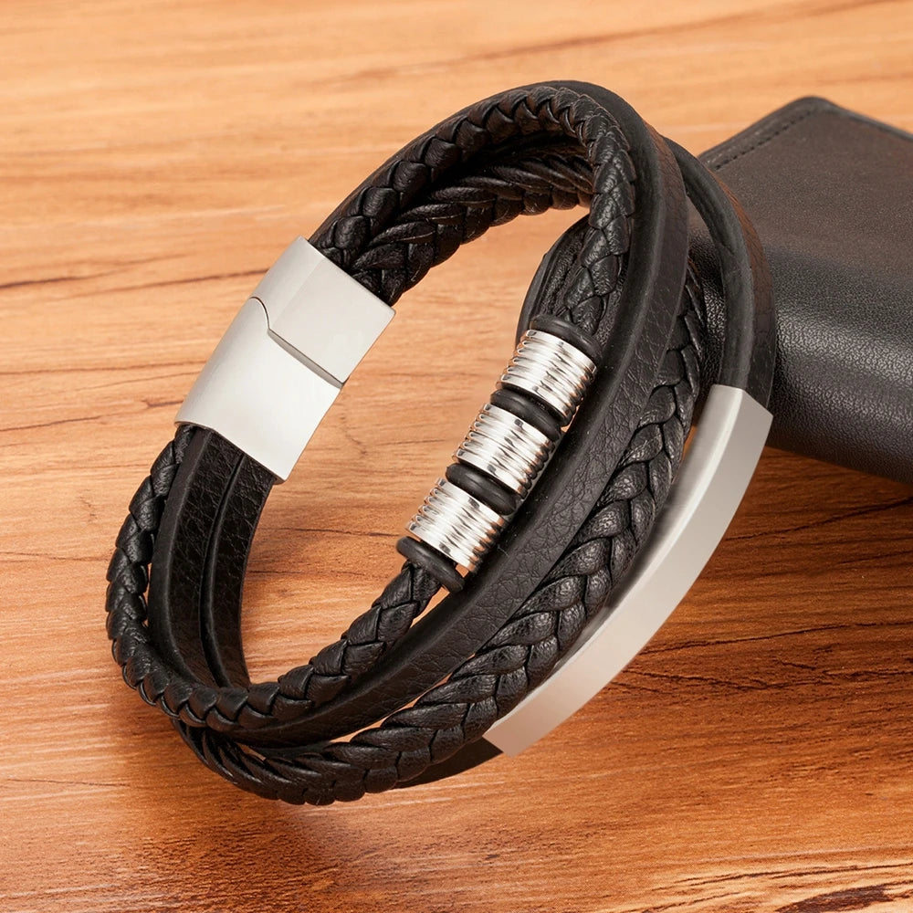 Pulsera Cuero Trenzado