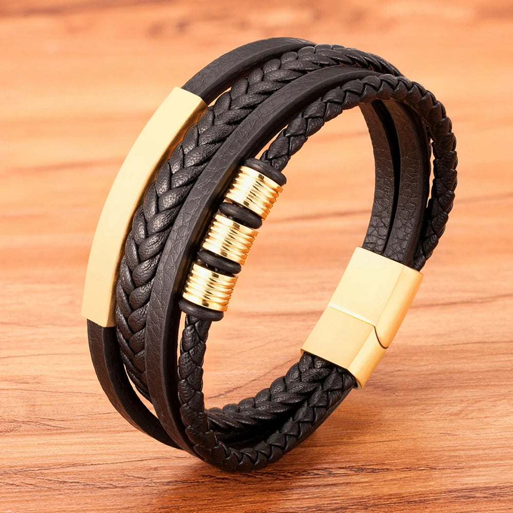 Pulsera Cuero Trenzado