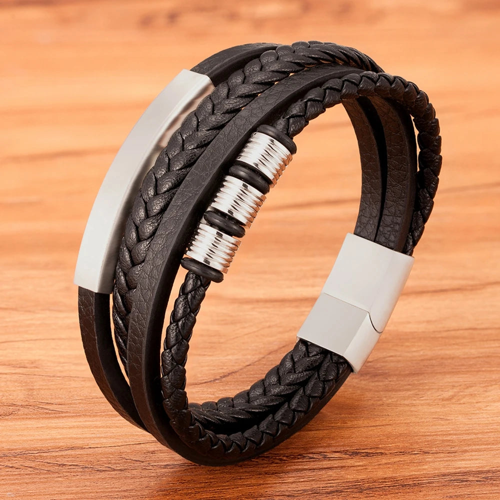 Pulsera Cuero Trenzado