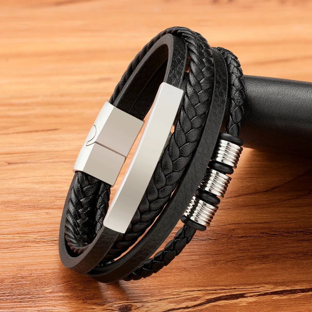 Pulsera Cuero Trenzado