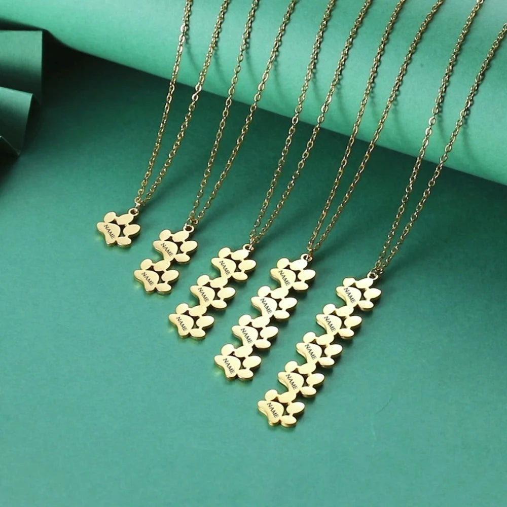 Collar Grabado Animales