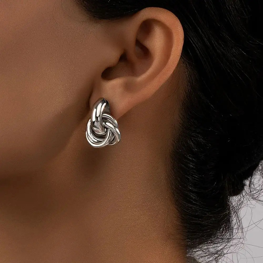 Pendientes De Aro De Nudo