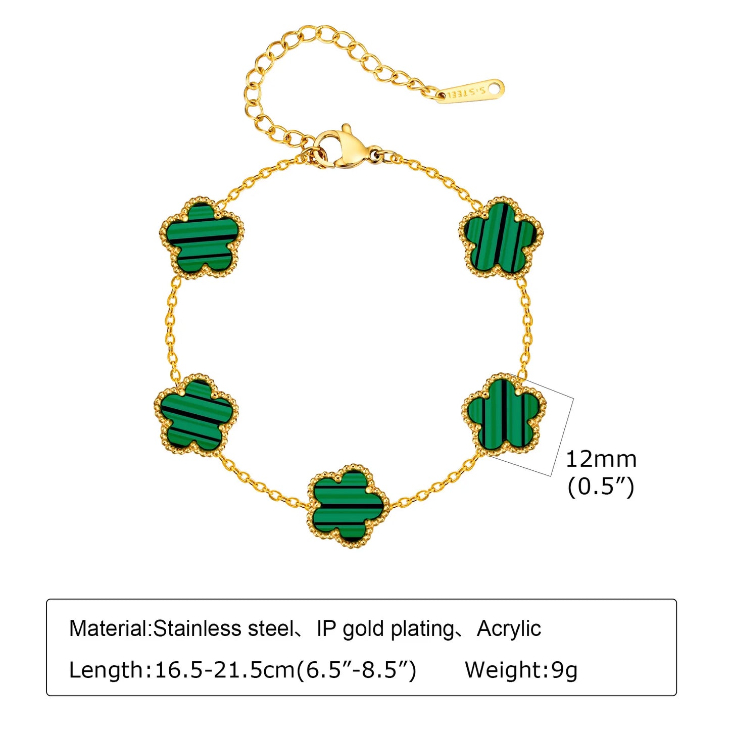 Pulsera Trébol Elegante
