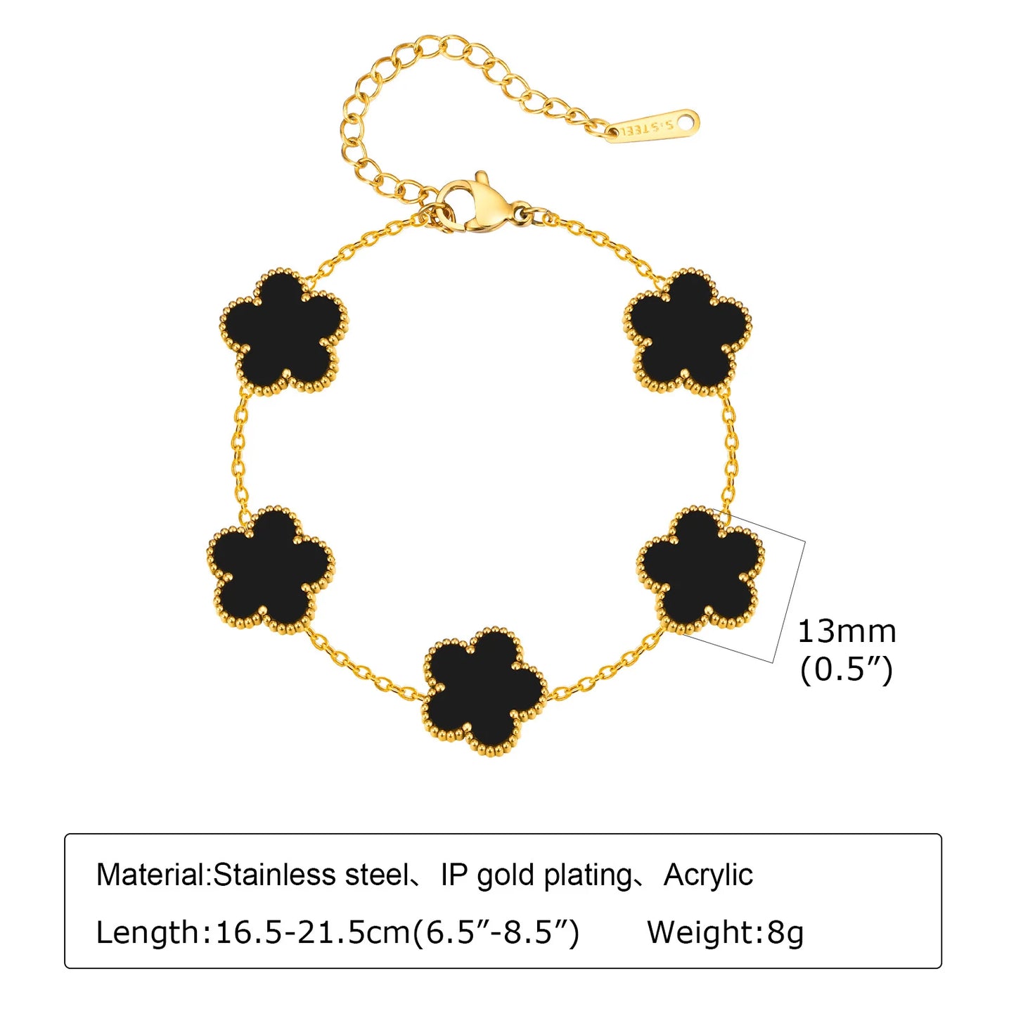 Pulsera Trébol Elegante