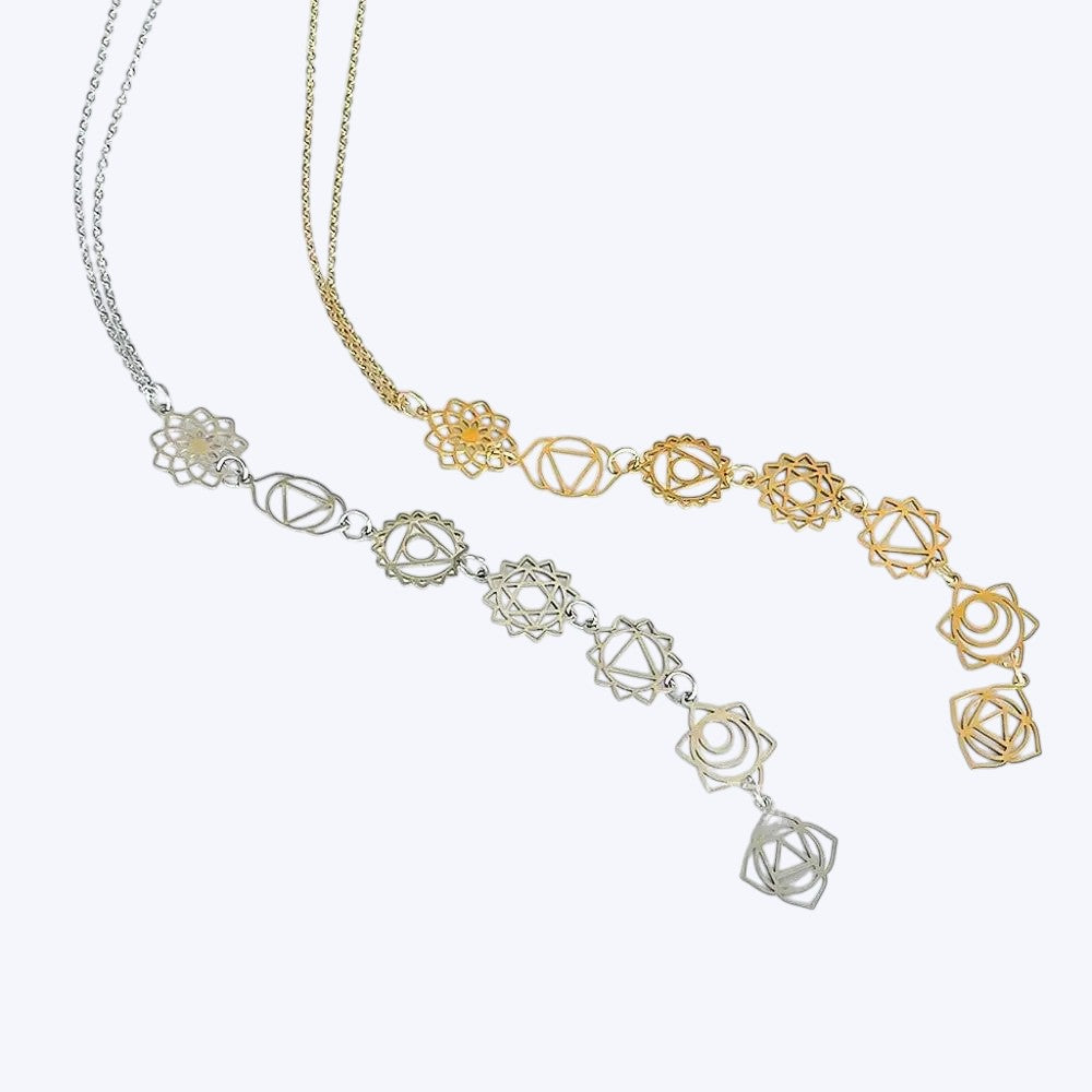 Collar De Meditación Con Chakras