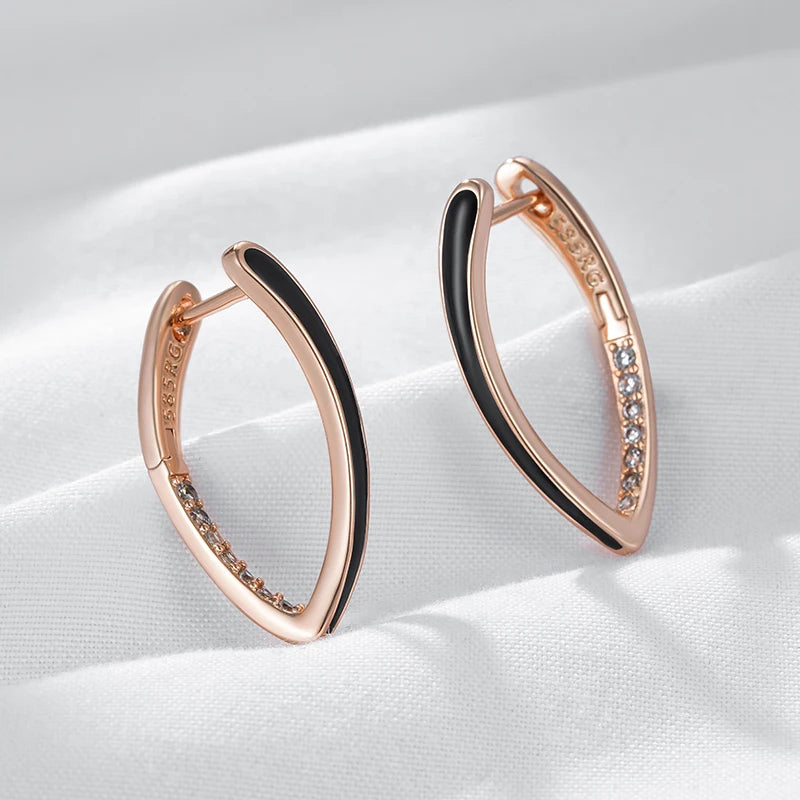 Pendientes De Gota De Esmalte