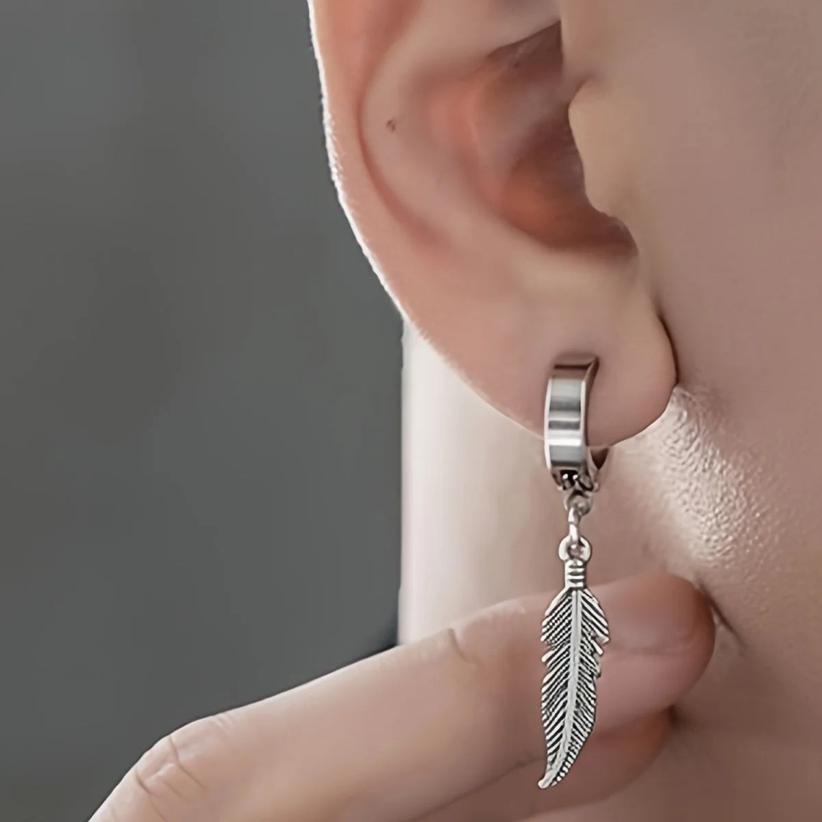 Orejeras De Pluma Unisex