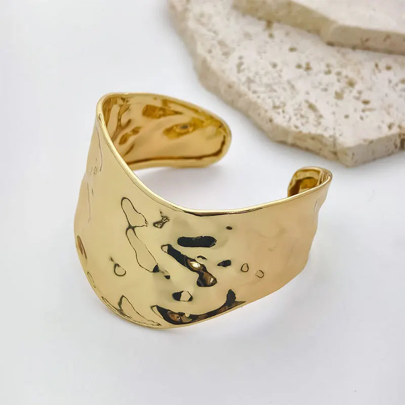 Brazalete Metálico Geométrico