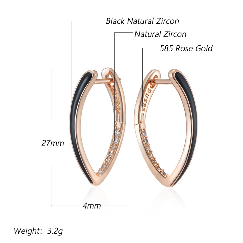 Pendientes De Gota De Esmalte
