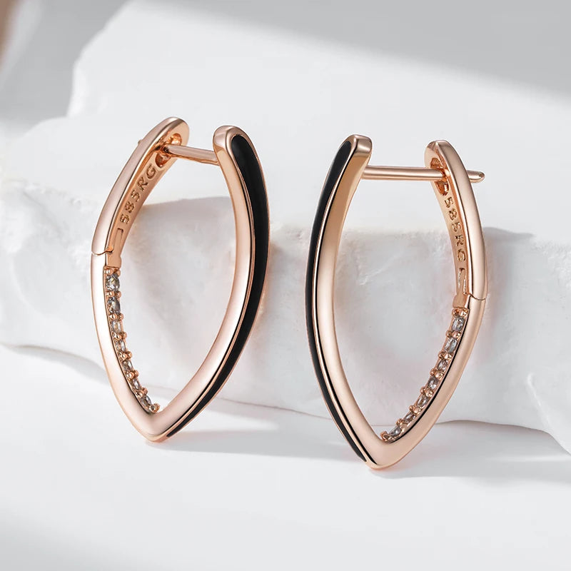 Pendientes De Gota De Esmalte
