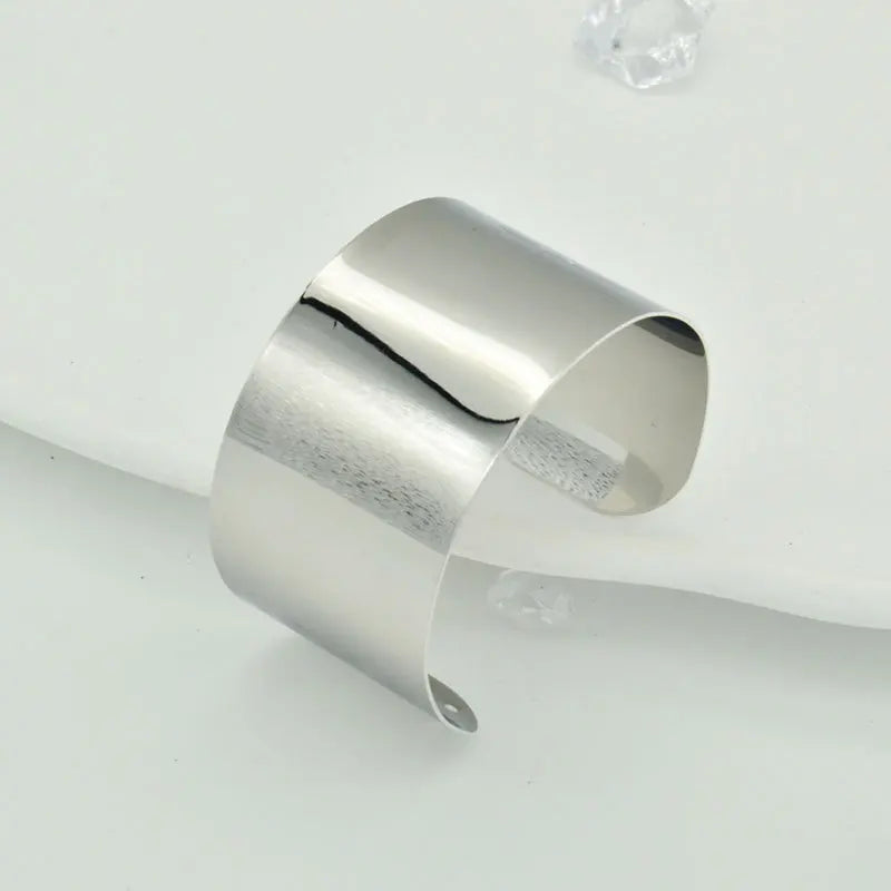 Brazalete Metálico Geométrico