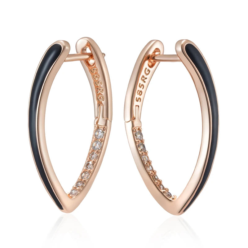 Pendientes De Gota De Esmalte