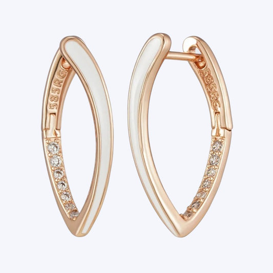 Pendientes De Gota De Esmalte