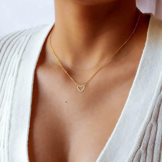 Collar Zirconia Romántico