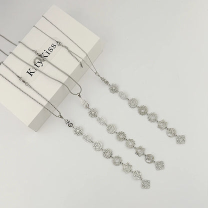 Collar De Meditación Con Chakras