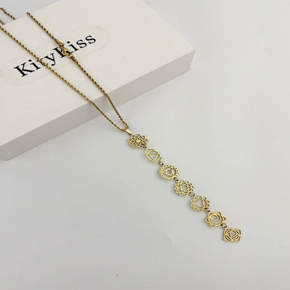 Collar De Meditación Con Chakras