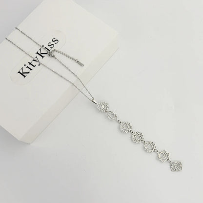 Collar De Meditación Con Chakras