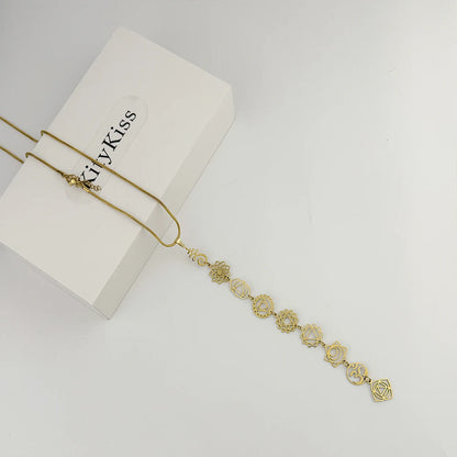 Collar De Meditación Con Chakras