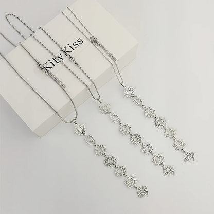 Collar De Meditación Con Chakras