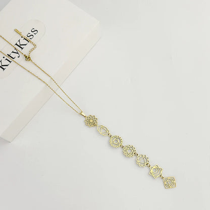 Collar De Meditación Con Chakras