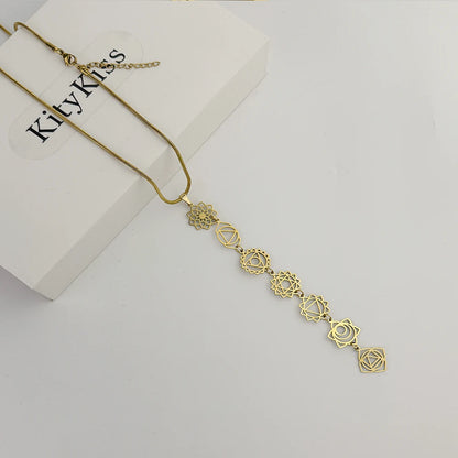 Collar De Meditación Con Chakras