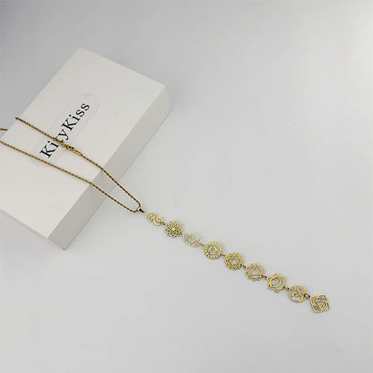 Collar De Meditación Con Chakras