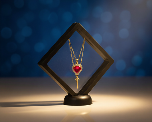 Caja Flotante 3D para Joyas: Muestra tus Tesoros con Elegancia y Protección