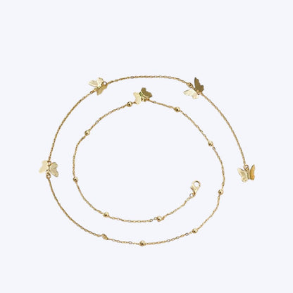 Elegante Cadena De Mariposa