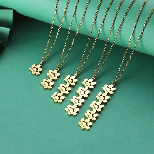 Collar Grabado Animales