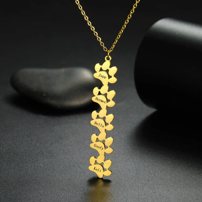 Collar Grabado Animales