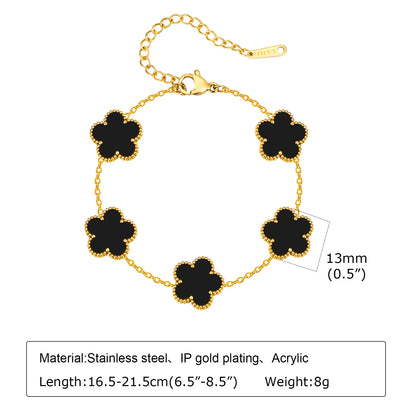 Pulsera Trébol Elegante