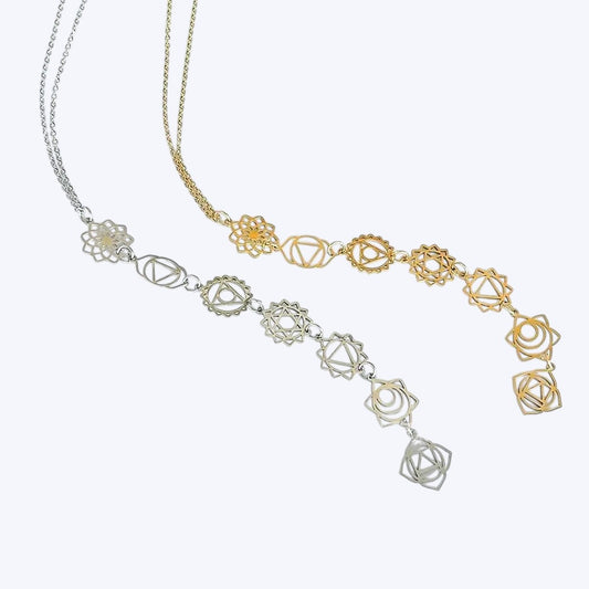Collar De Meditación Con Chakras