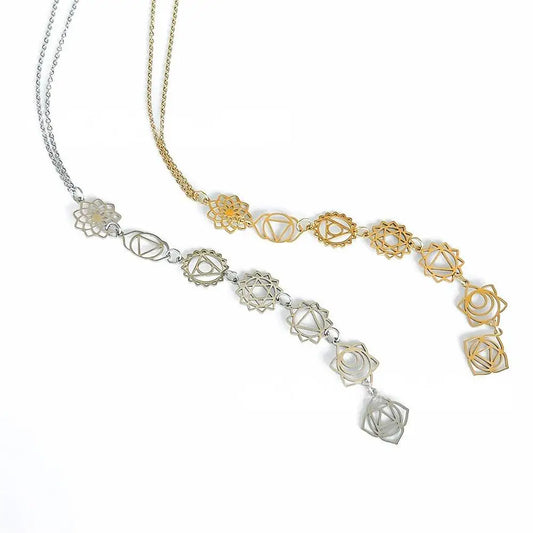 Collar De Meditación Con Chakras