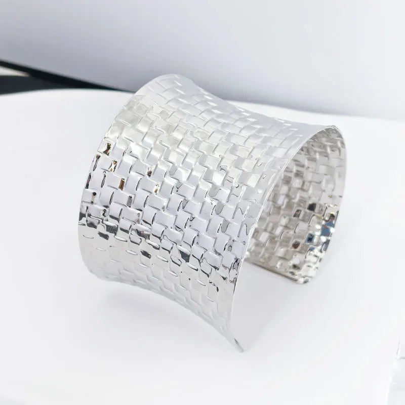 Brazalete Metálico Geométrico