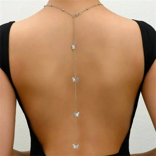 Elegante Cadena De Mariposa