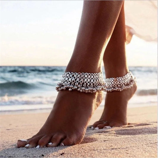 Vintage Boho Tassel Anklet