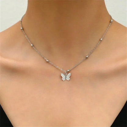 Elegante Cadena De Mariposa