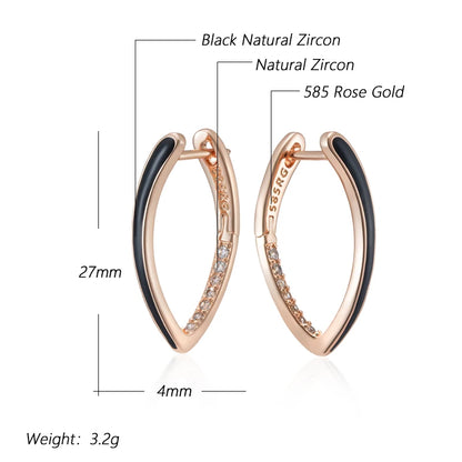 Pendientes De Gota De Esmalte