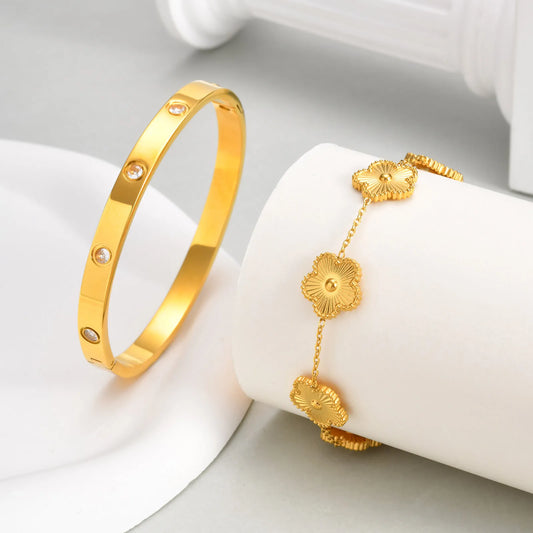 Pulsera Trébol Elegante