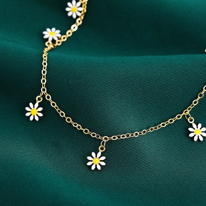 Tobillera Elegante Encanto Floral