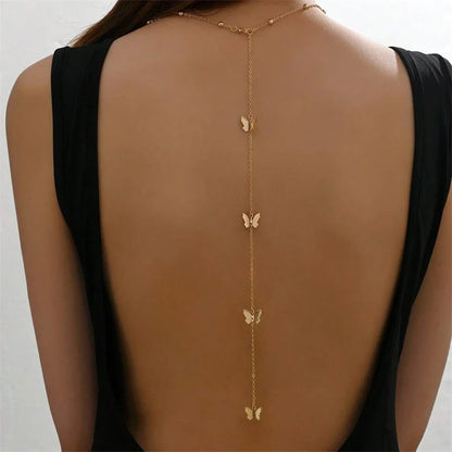 Elegante Cadena De Mariposa