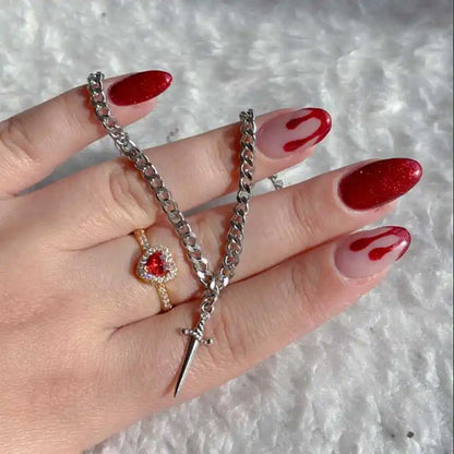 👉 Pulsera + Anillo Ajustable "Lazos del Corazón" ❤️