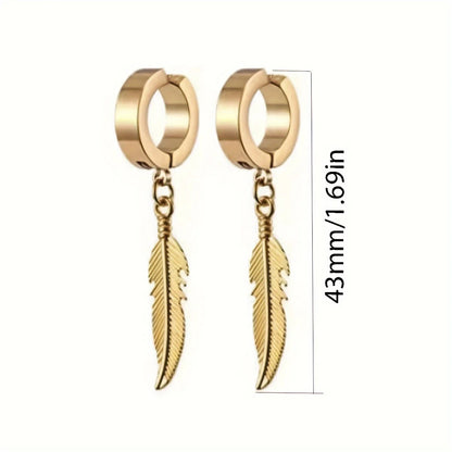 Orejeras De Pluma Unisex