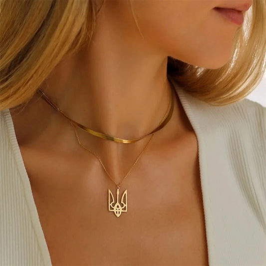 Collar Emblema Ucraniano